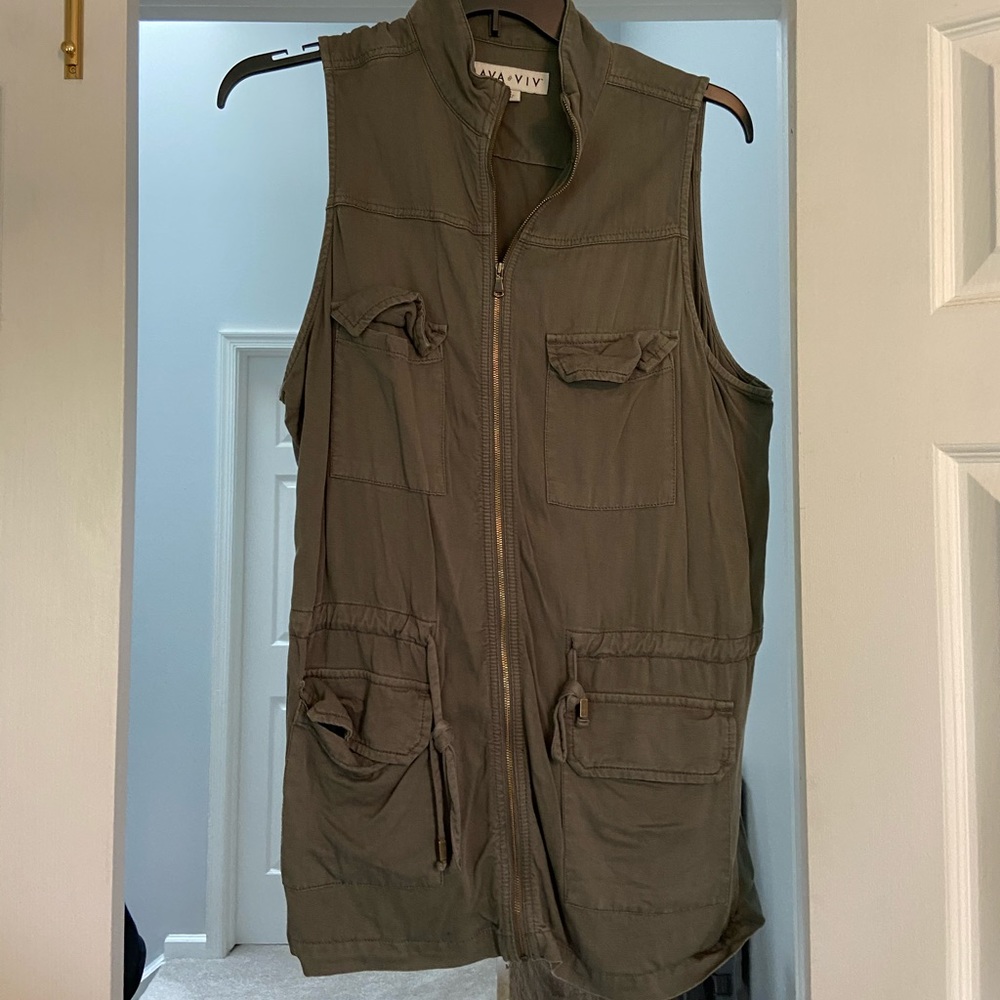Army green vest